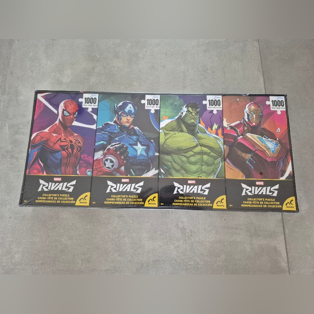 Marvel Rivels Puzzels (Pack Of Four) Sealed